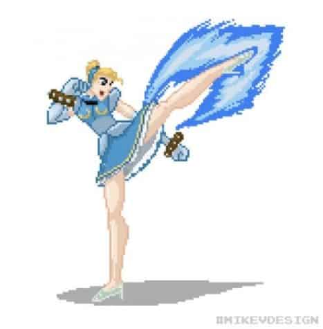 Wenn Disney Prinzessinnen Capcom Kampf Spiel-Charaktere wären