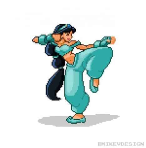 Wenn Disney Prinzessinnen Capcom Kampf Spiel-Charaktere wären