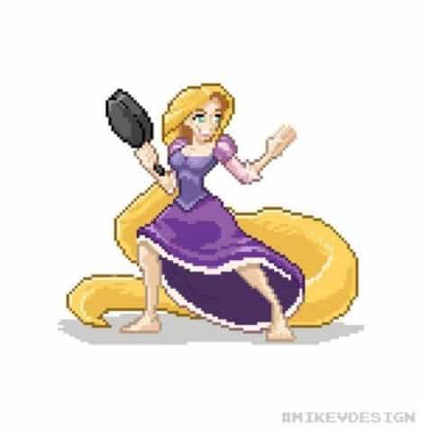 Se as princesas da Disney fossem personagens de jogos de luta da Capcom