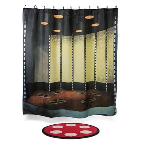 Star Trek shower curtain and doormat