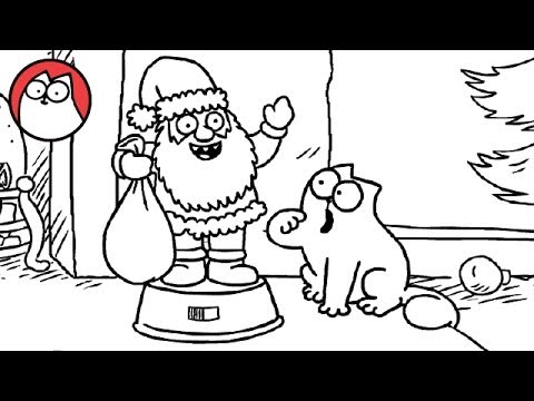 حضور عيد الميلاد - قطة سيمون