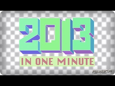 2013 in één minuut
