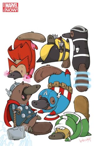 Personagens da Marvel como Animais