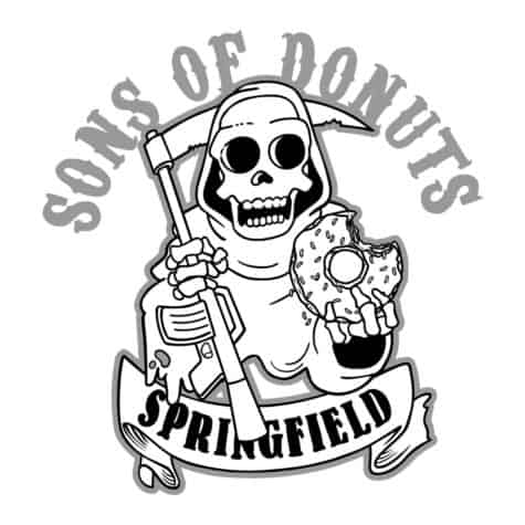 Sons Of Donuts - SOA-Logo Simpsonized 