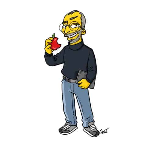 Steve Jobs Simpsonized