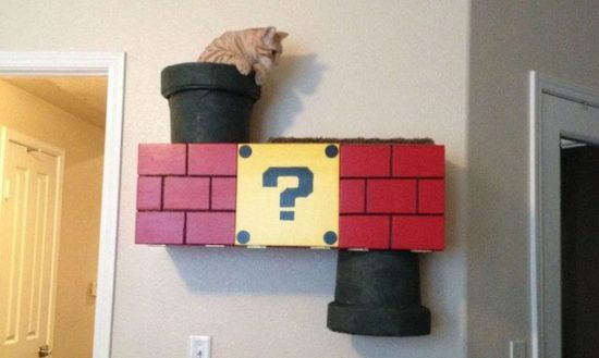 Super Mario Kletterbox für Katzen