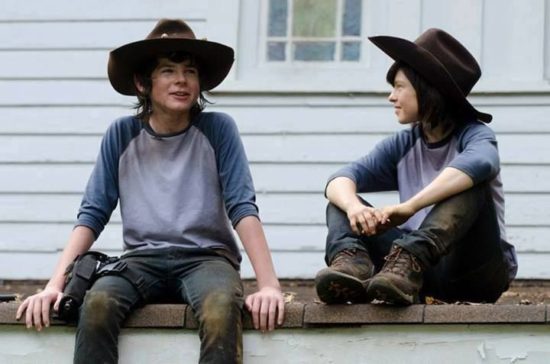 The Walking Dead: Carl e seu dublê