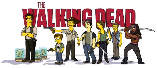 "The Walking Dead" Simpsonized