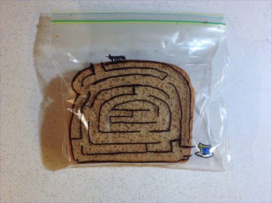 Wenn Väter Butterbrot-Beutel gestalten