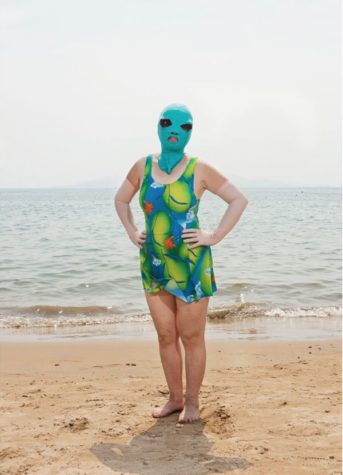 Kiinalainen Facekini Beach Fashion Photography