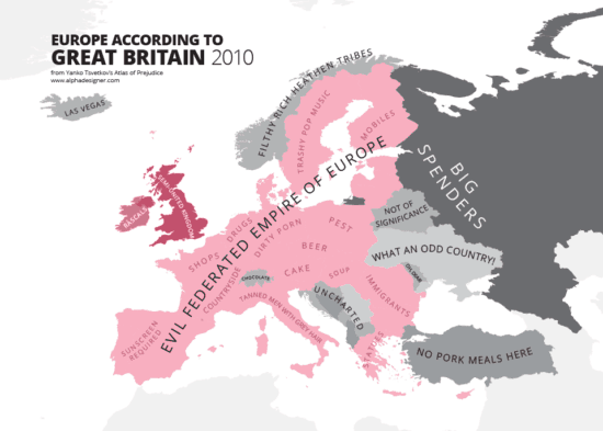 Europa de acordo com a Grã-Bretanha