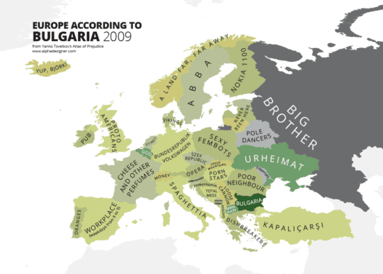 Europa de acordo com a Bulgária