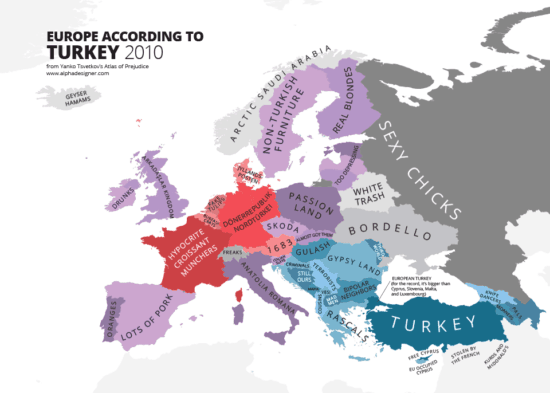 Europa de acordo com a Turquia