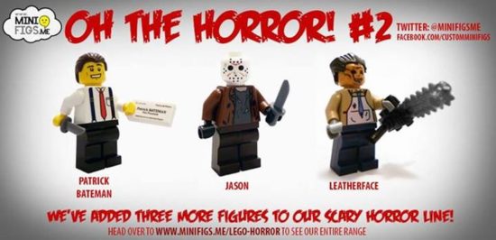 Minifiguras de Lego de filmes de terror