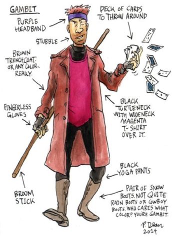 My Half Assed Cosplay Ideas - Gambit