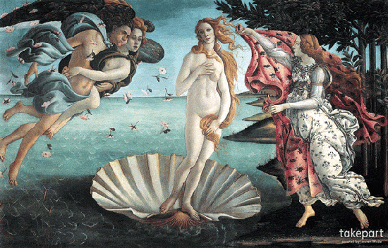 Size Zero: Modelmasse in klassischen Gemälden - Botticelli