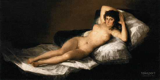 Storlek Zero: Modellmassa i klassiska målningar - Francisco de Goya