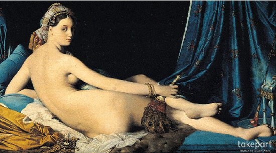 Size Zero: Modelmasse in klassischen Gemälden - Jean Auguste Dominique