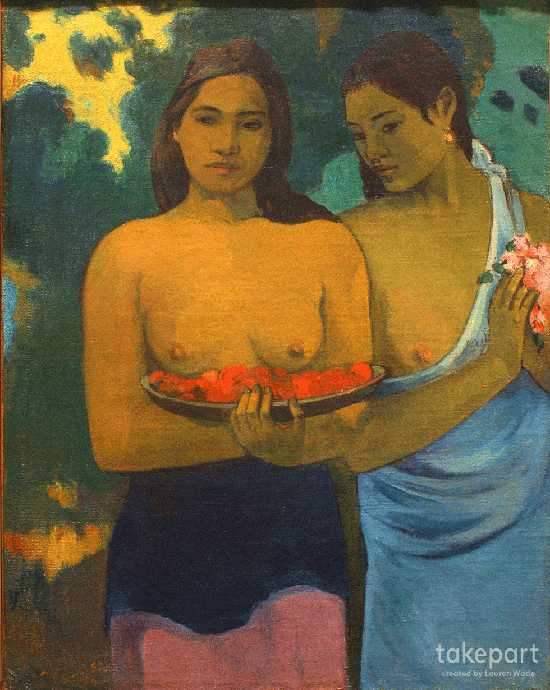 Storlek Zero: Modellmassa i klassiska målningar - Paul Gauguin