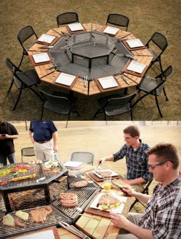Grill BBQ Table