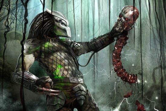 Predator surprises Terminator