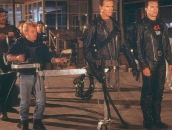Terminator: foto dietro le quinte