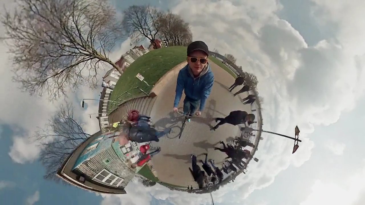 Video trick: the planet effect with 6 GoPros