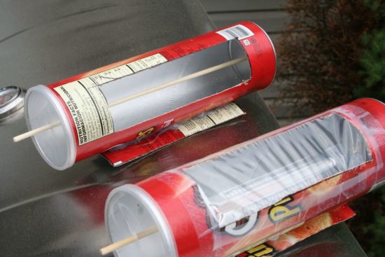 Solar Hot Dog-Cooker