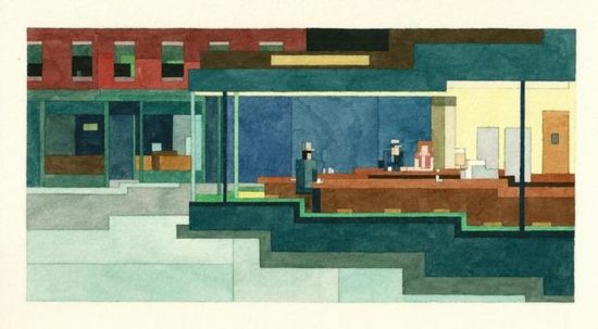 Adam Lister - 8-bit watercolors