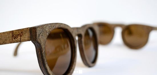 Sonnenbrille aus Hanf