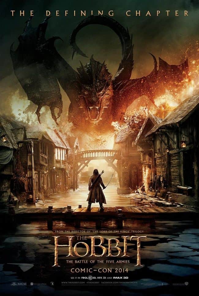Hobbit: Bitwa Pięciu Armii - plakat