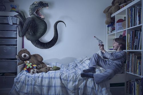 Angriff auf das Monster unterm Bett