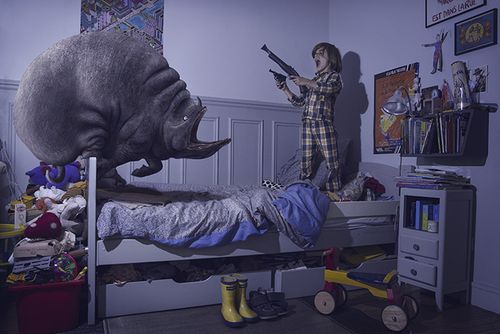 Angriff auf das Monster unterm Bett