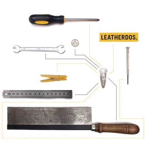 Leatherdos - sponka za lase kot večnamensko orodje