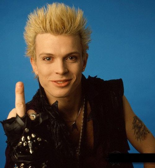 Billy Idol Flipping the Bird