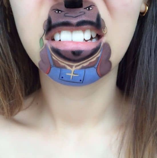 Comic Lip Art - Mr. T