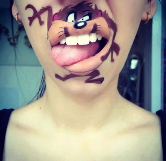 Arte de labios cómico - Taz
