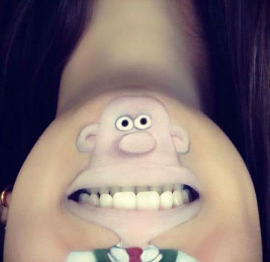 Comic Lip Art - Wallace