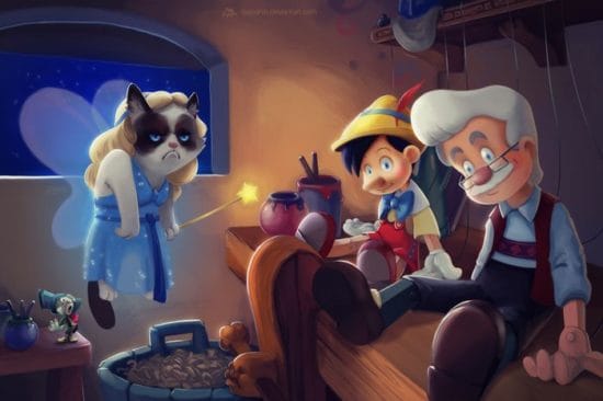 Grumpy Cat Pinocchio