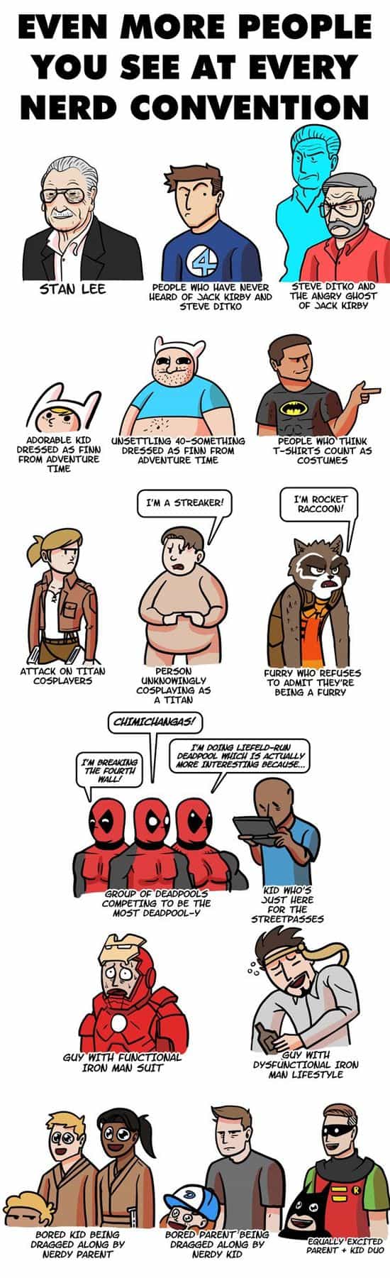 Menschen, welche man auf jeder Nerd-Convention sieht