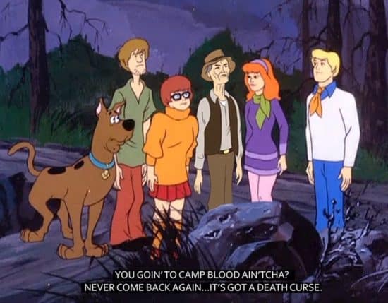 Sangue do acampamento Scooby-Doo
