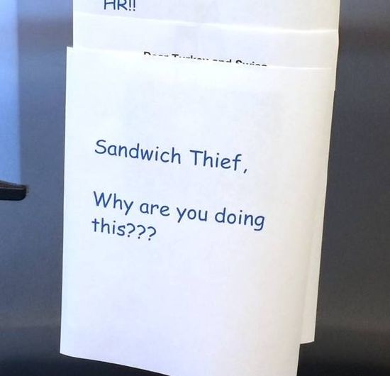 De Sandwich-misdaad