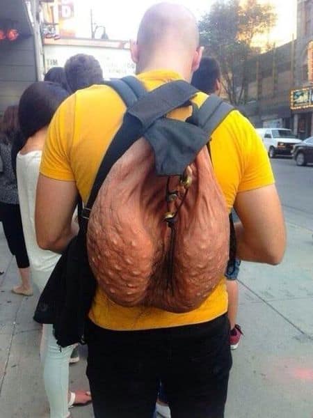 Hoden(-Ruck)sack