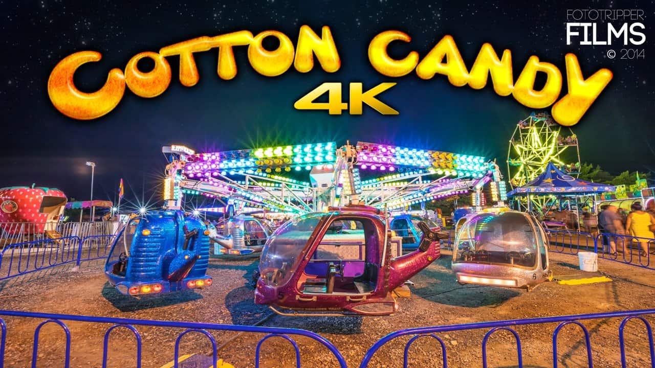 Kirmes Timelapse – Cotton Candy 4K