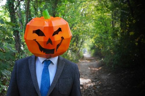 Pumpkin 3D mask