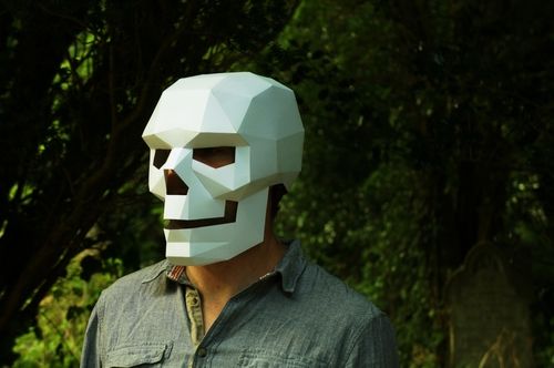 Cráneo de máscara 3D