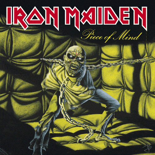 Animeret albumcover - Iron Maiden