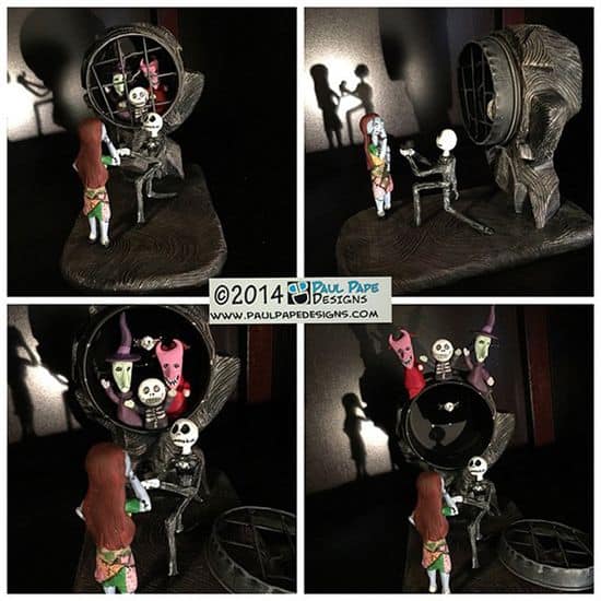 "Nightmare Before Christmas" Verlobungsring-Kästchen