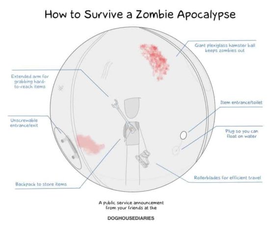 Wie man die Zombie-Apokalypse überlebt