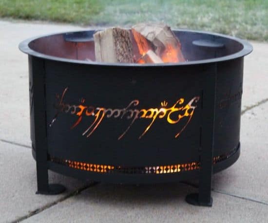 "The one ring" as a fire bowl